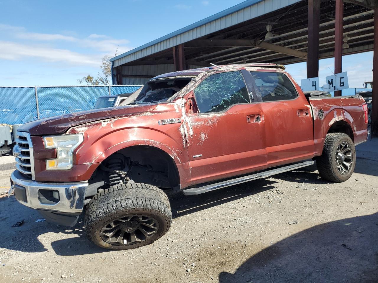 2016 Ford F150 Supercrew იყიდება Riverview-ში, FL - Rollover