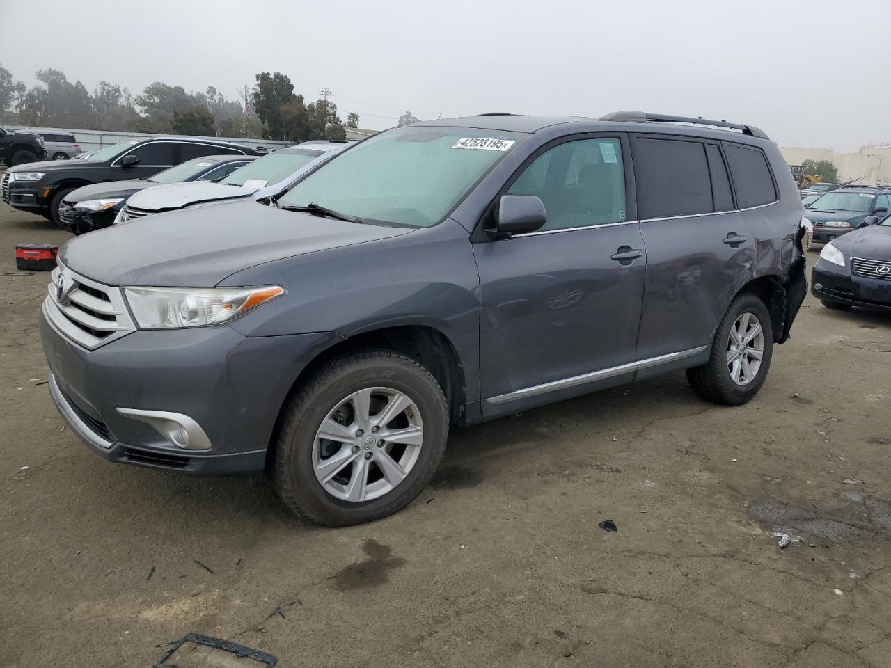 2013 Toyota Highlander Base продається в Martinez, CA - Rear End