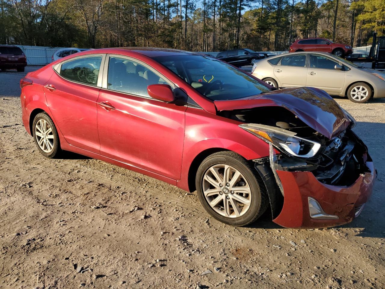 VIN 5NPDH4AE4FH596107 2015 HYUNDAI ELANTRA no.4