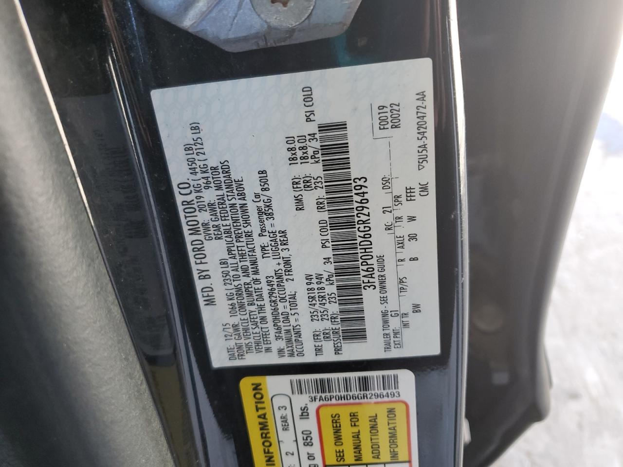 2016 Ford Fusion - Image 12