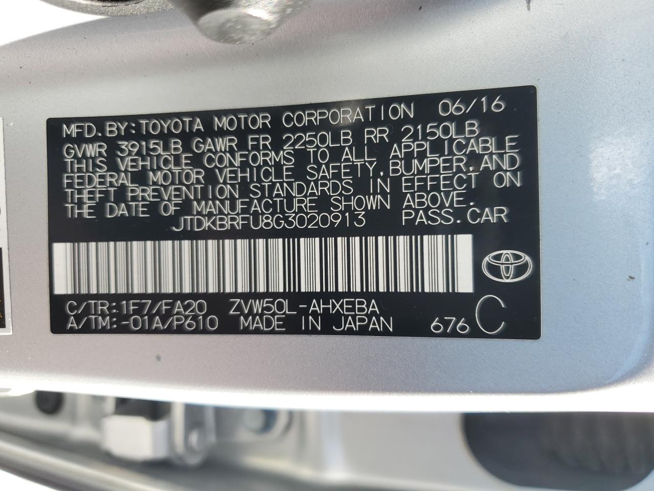 2016 Toyota Prius - Image 12