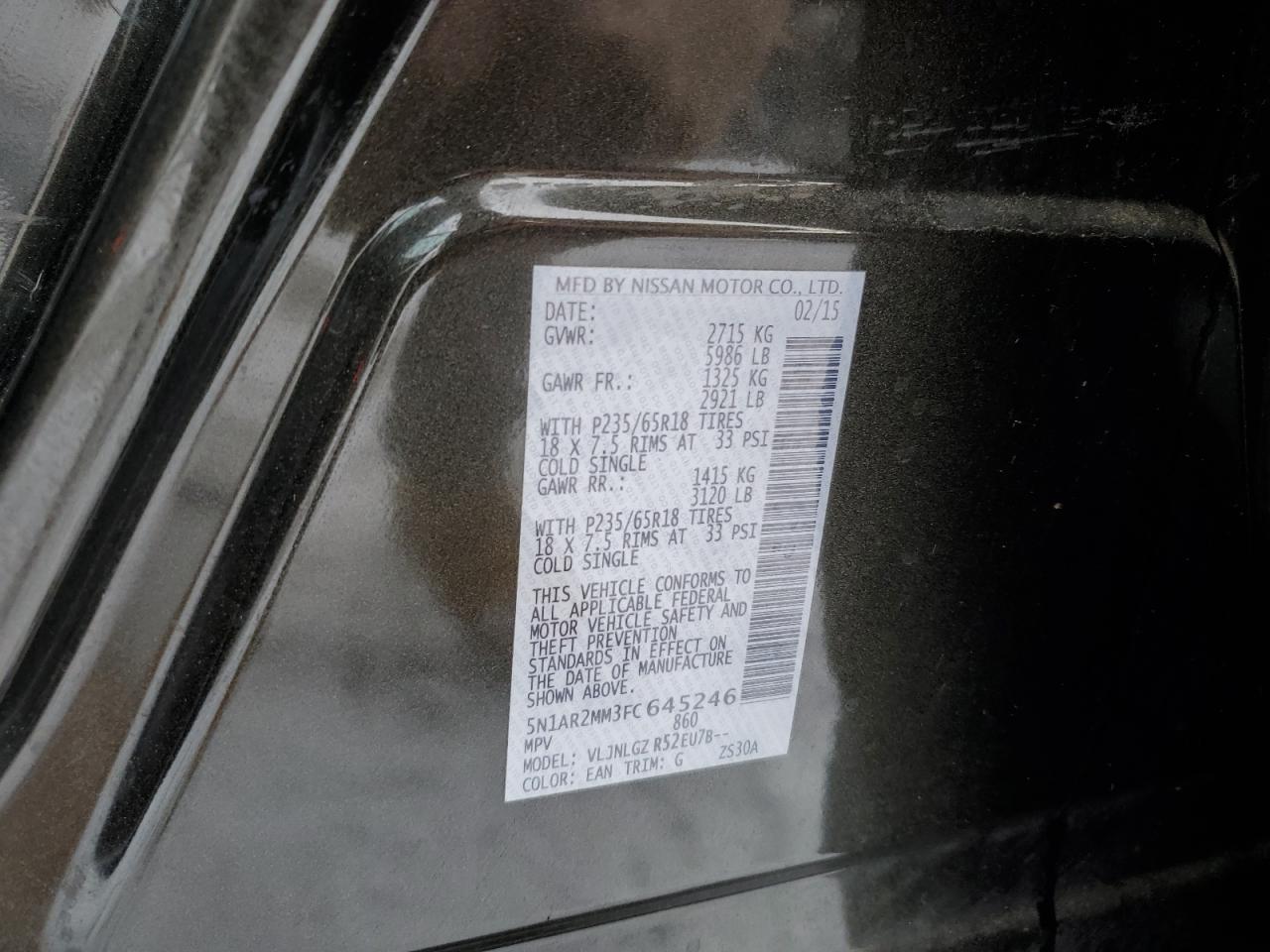 2015 Nissan Pathfinder - Image 13