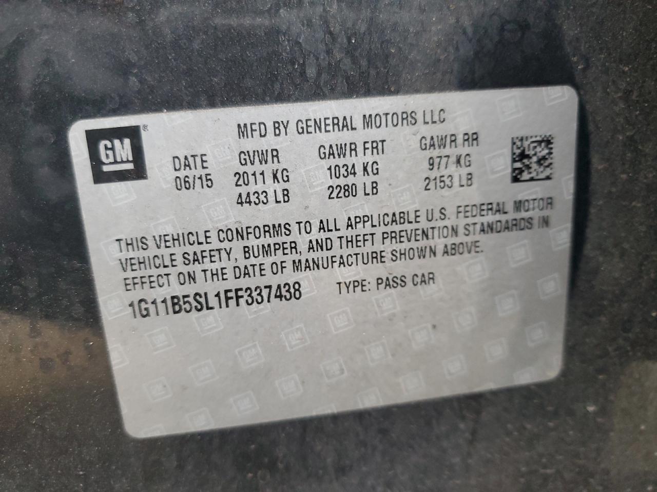 2015 Chevrolet Malibu - Image 14