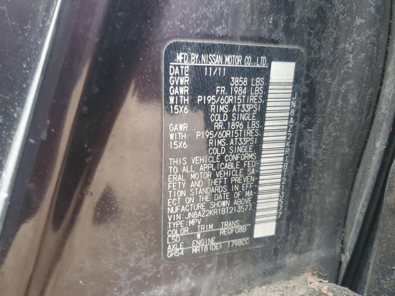 2011 Nissan Cube - Image 14