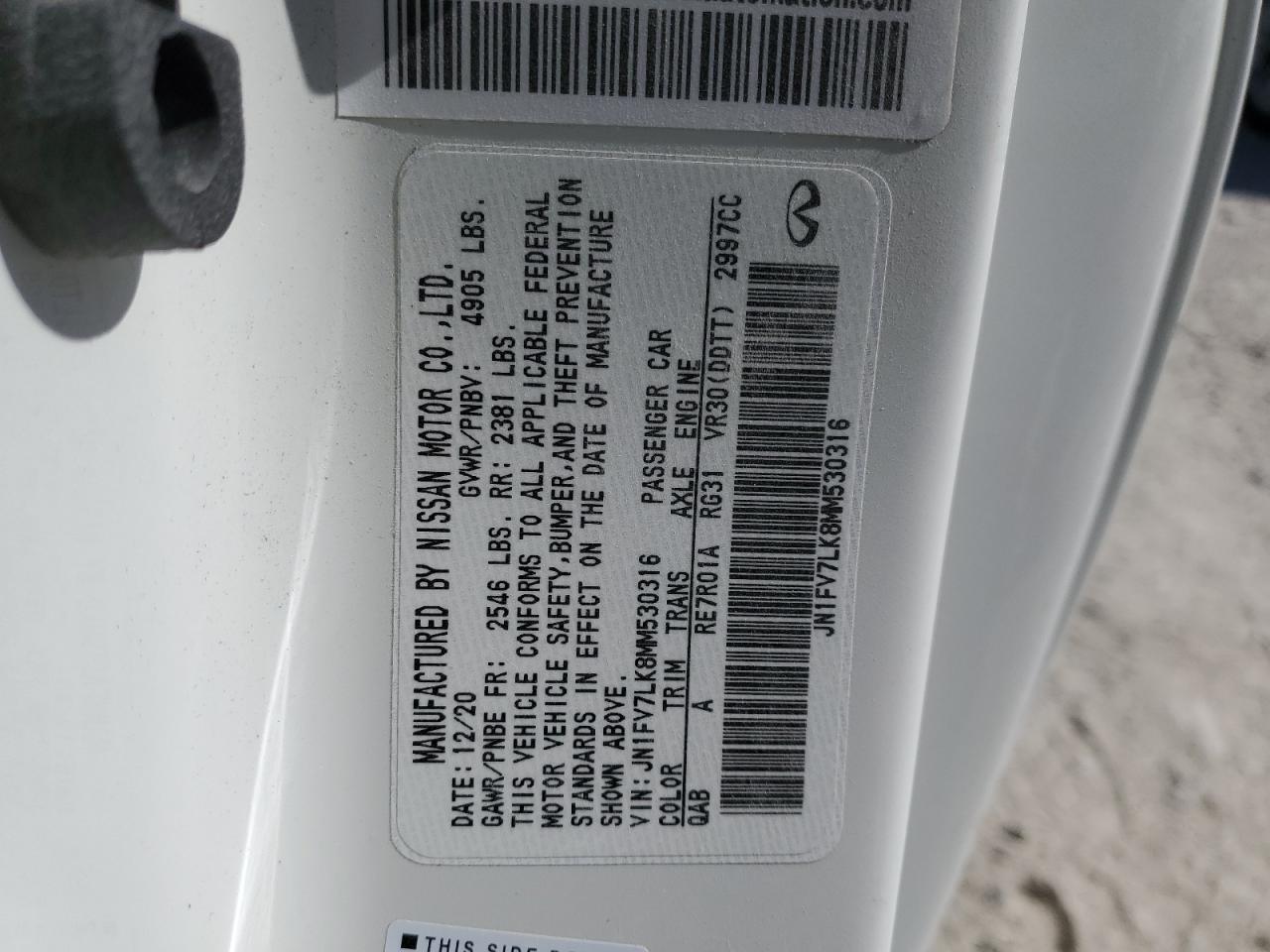 2021 Infiniti Q60 - Image 13