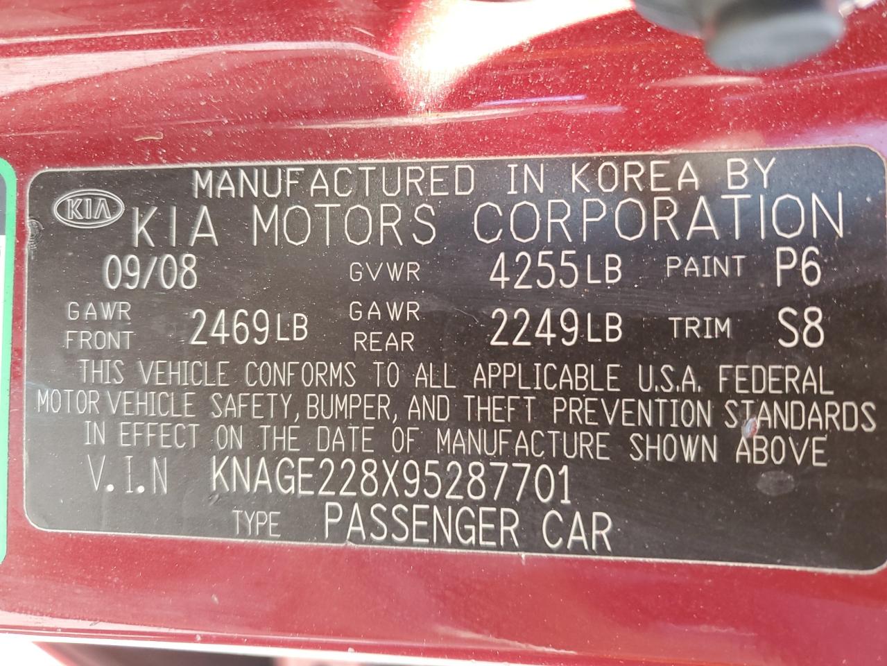 2009 Kia Optima - Image 13