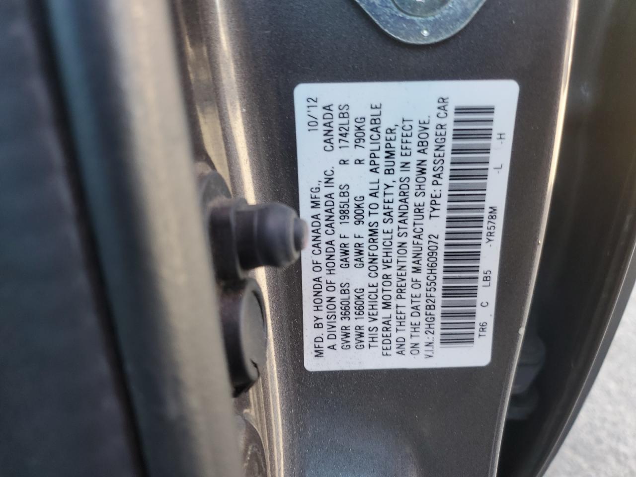 2012 Honda Civic - Image 12
