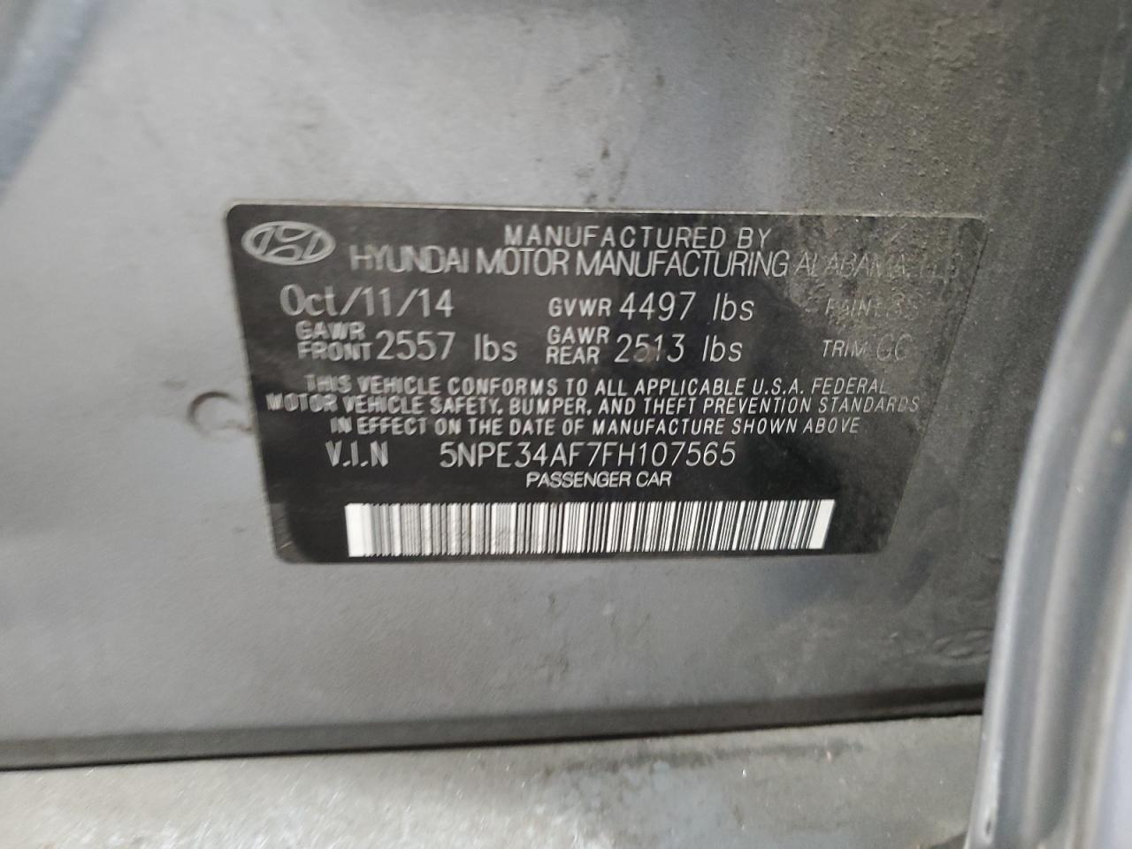 2015 Hyundai Sonata - Image 12