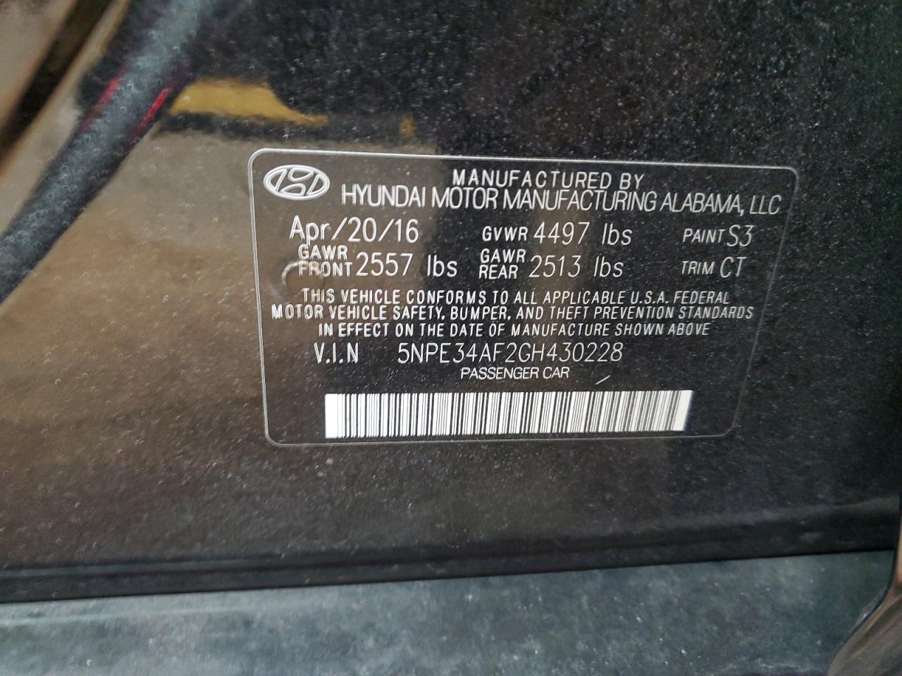 2016 Hyundai Sonata - Image 12