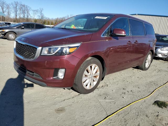 Minivans KIA All Models 2015 Burgundy