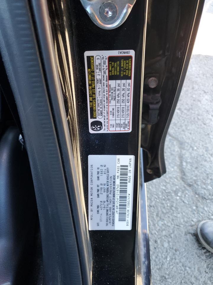 2015 Mazda 3 Touring VIN: JM1BM1V34F1218760 Lot: 41839005