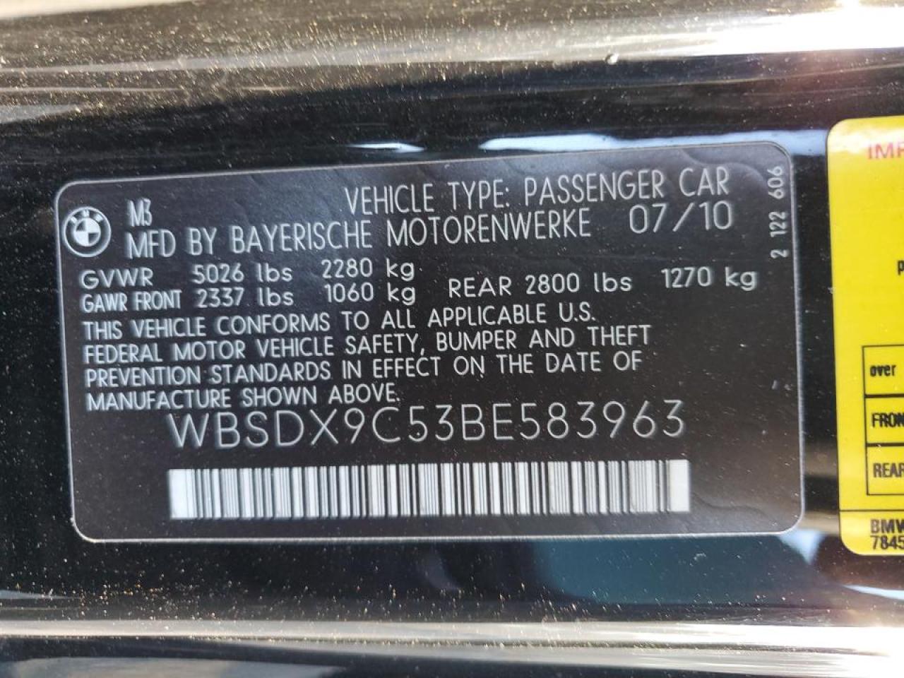 2011 BMW M3 - Image 14