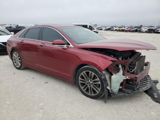  LINCOLN MKZ 2016 Бордовый
