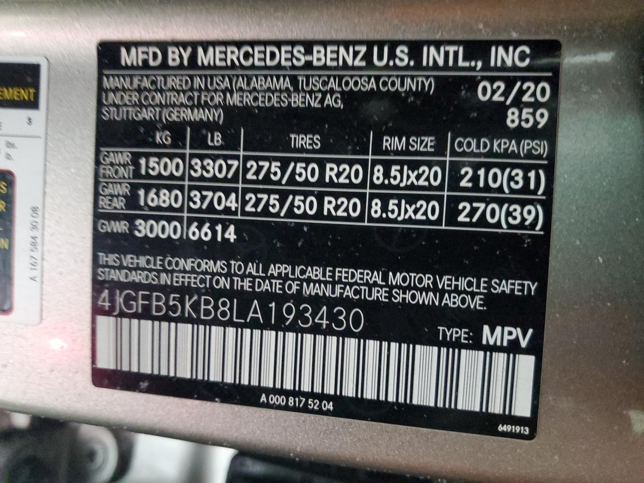 2020 Mercedes-Benz GLE - Image 14