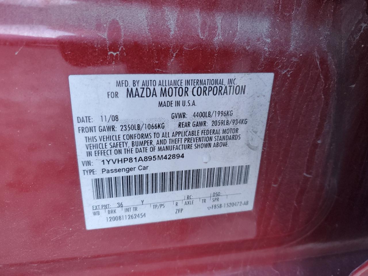 2009 Mazda 6 - Image 12