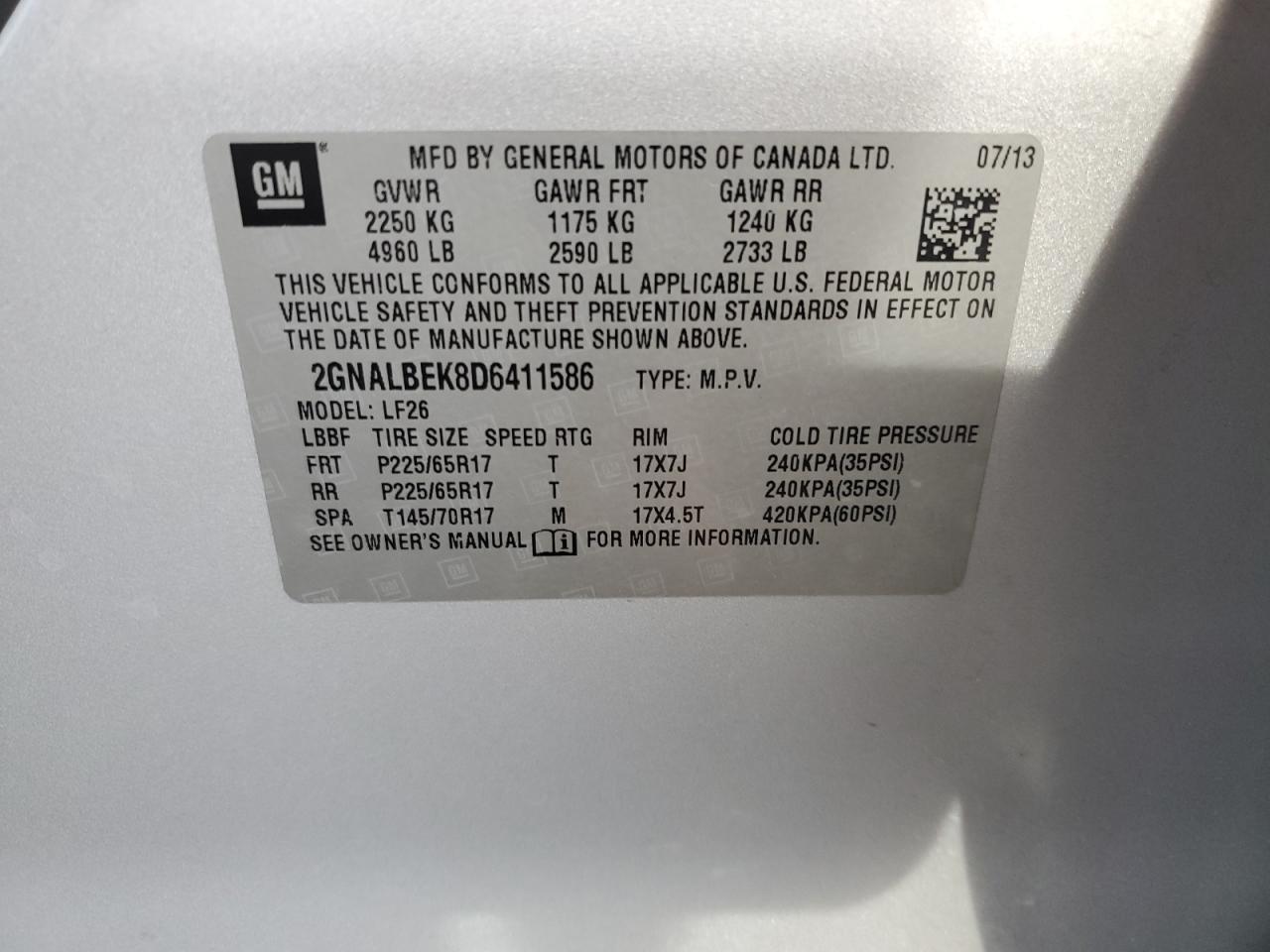 2013 Chevrolet Equinox - Image 13