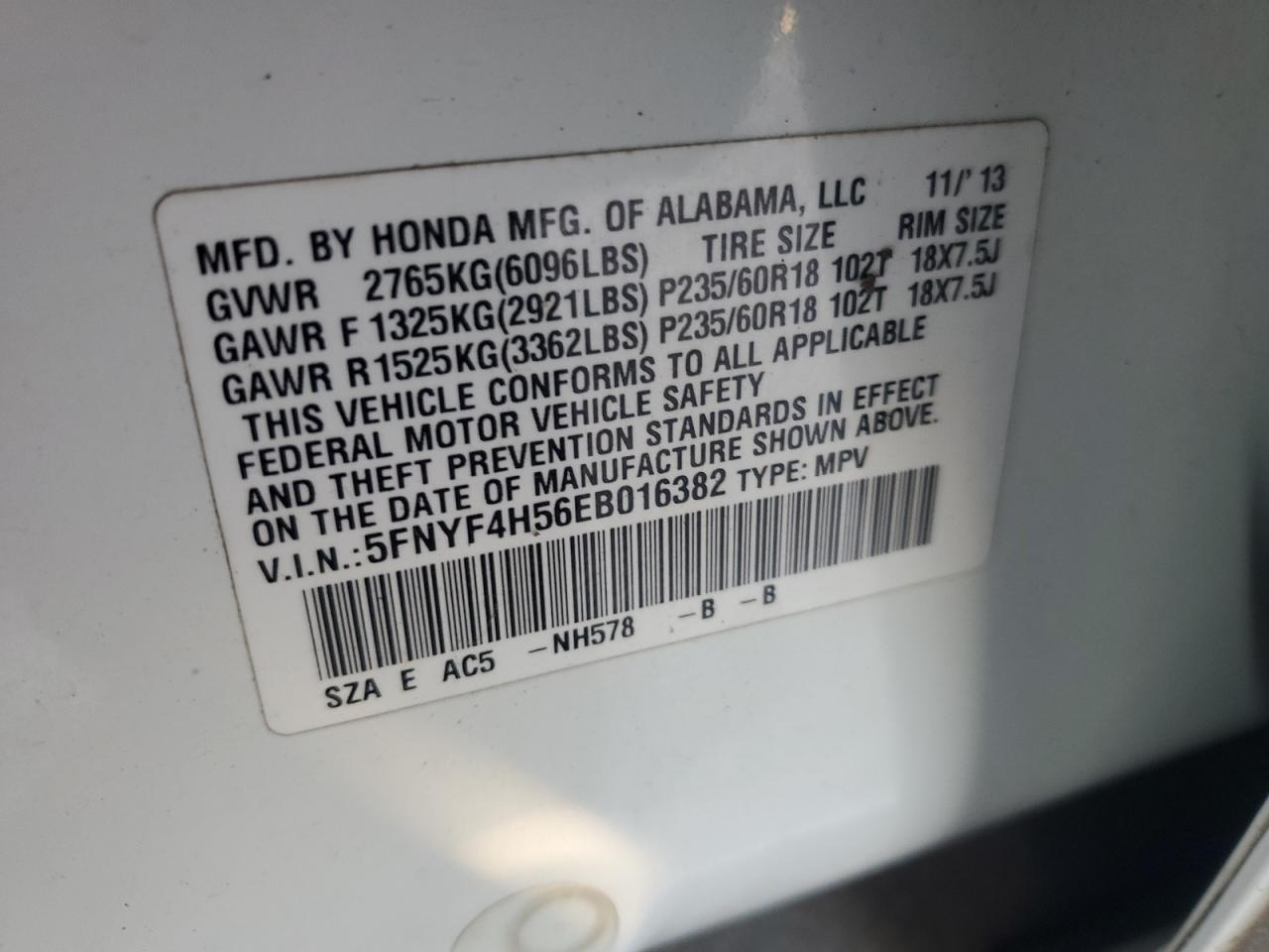 2014 Honda Pilot - Image 15