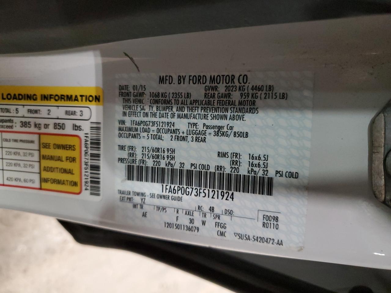 2015 Ford Fusion - Image 12
