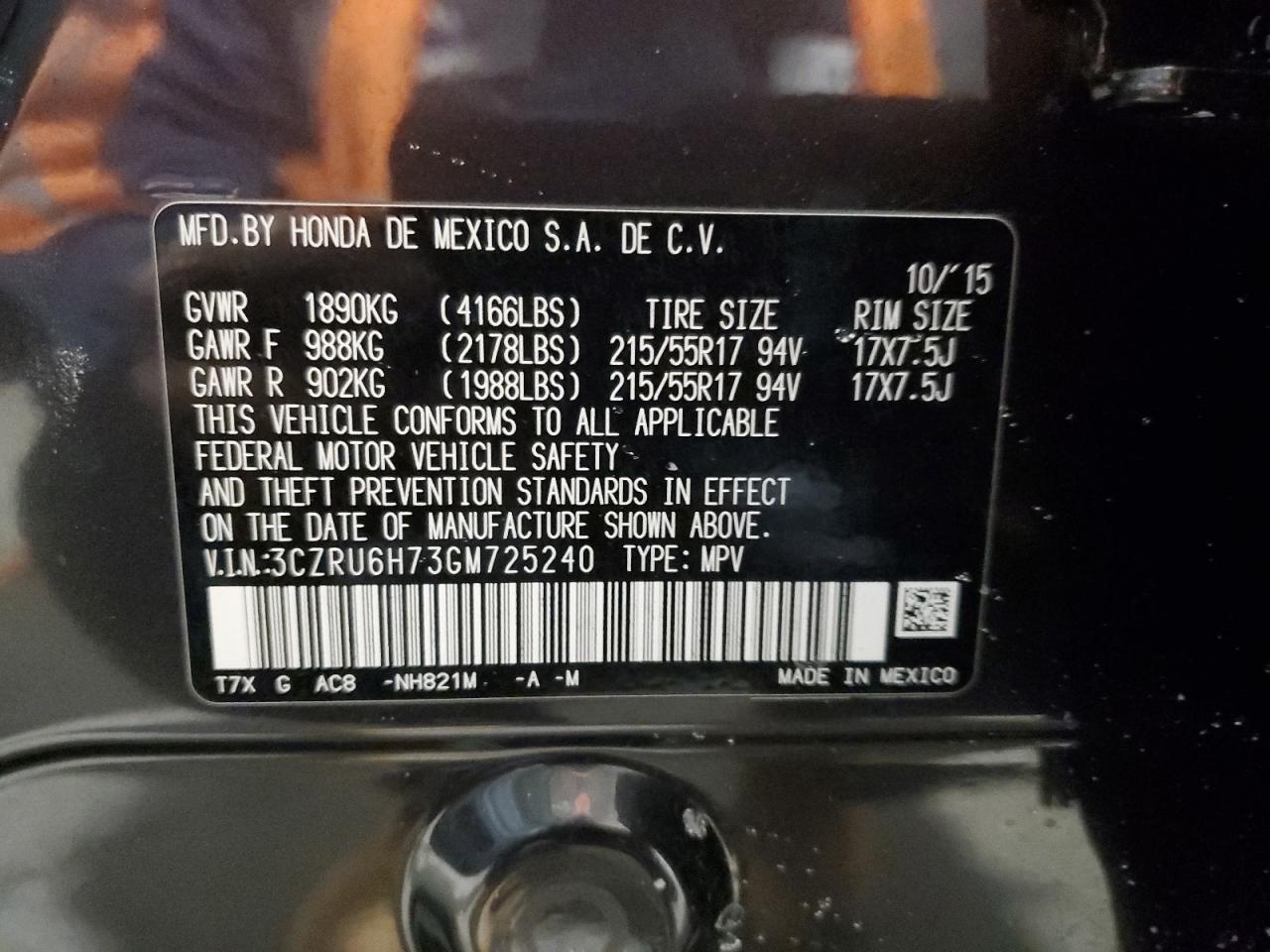 2016 Honda HR-V - Image 16