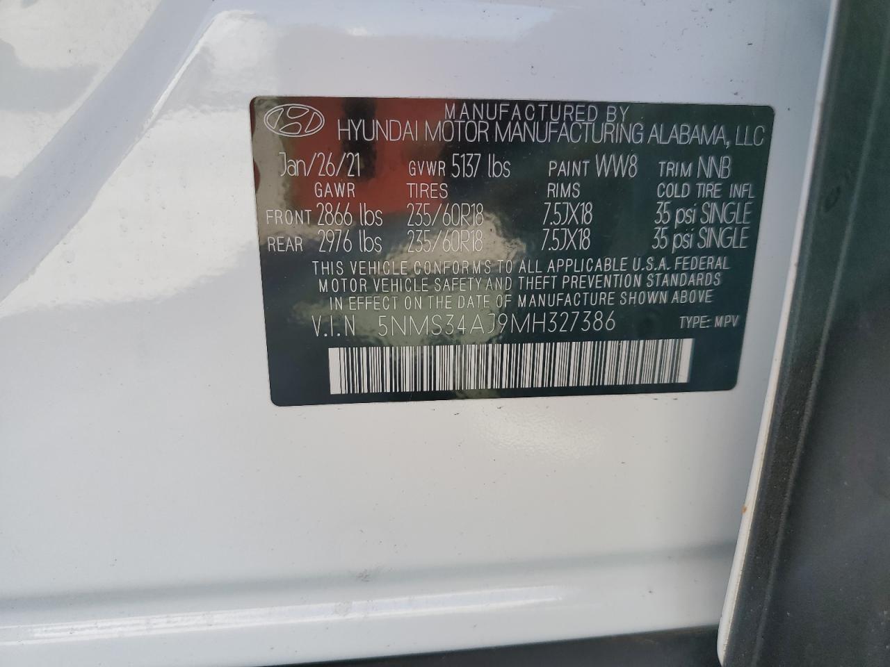 2021 Hyundai Santa Fe - Image 13