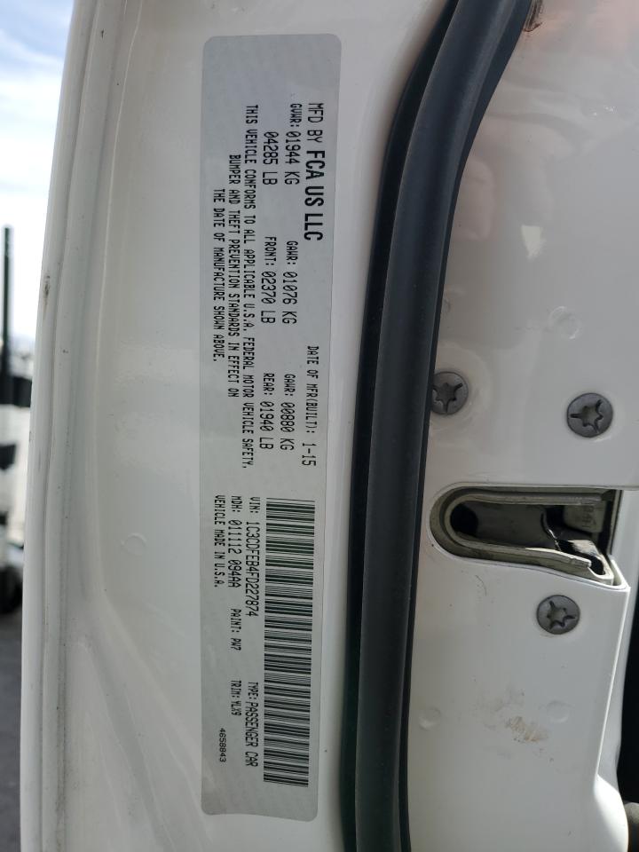 2015 Dodge Dart Gt VIN: 1C3CDFEB4FD227874 Lot: 42265055