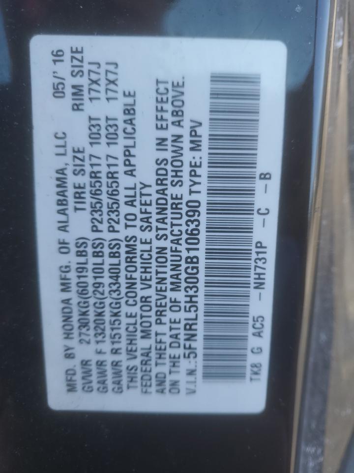 2016 Honda Odyssey - Image 13