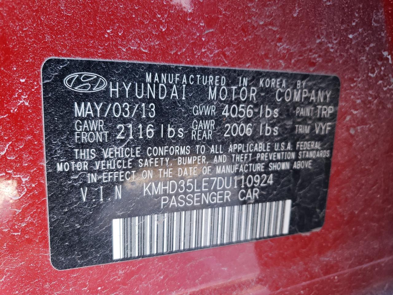 2013 Hyundai Elantra - Image 13