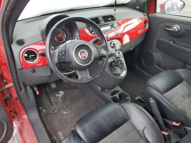  FIAT 500 2012 Красный
