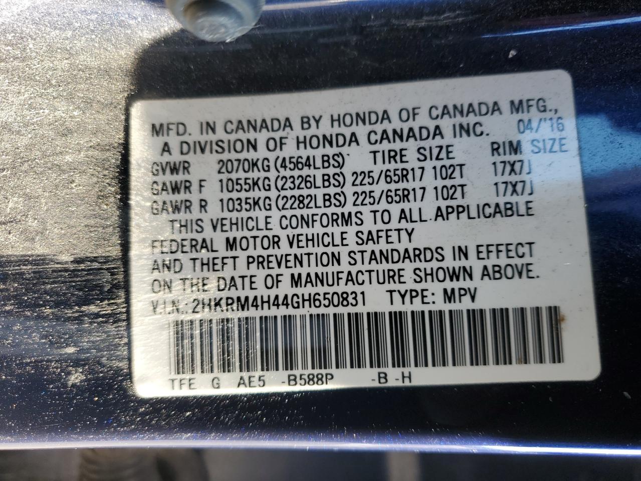 2016 Honda CR-V - Image 13
