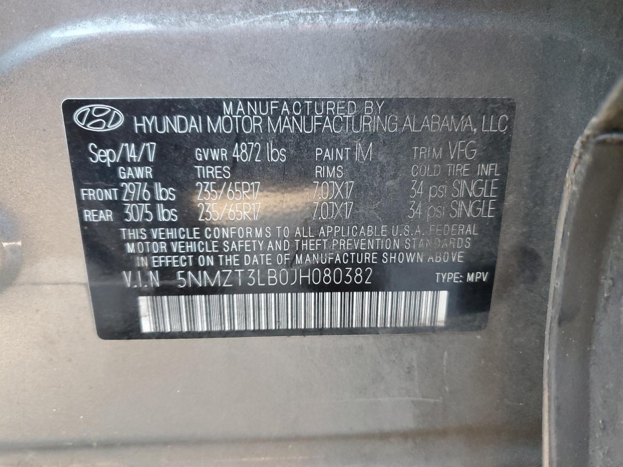 2018 Hyundai Santa Fe - Image 15