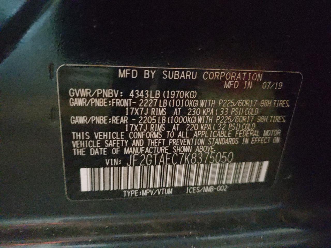 2019 Subaru XV - Image 12