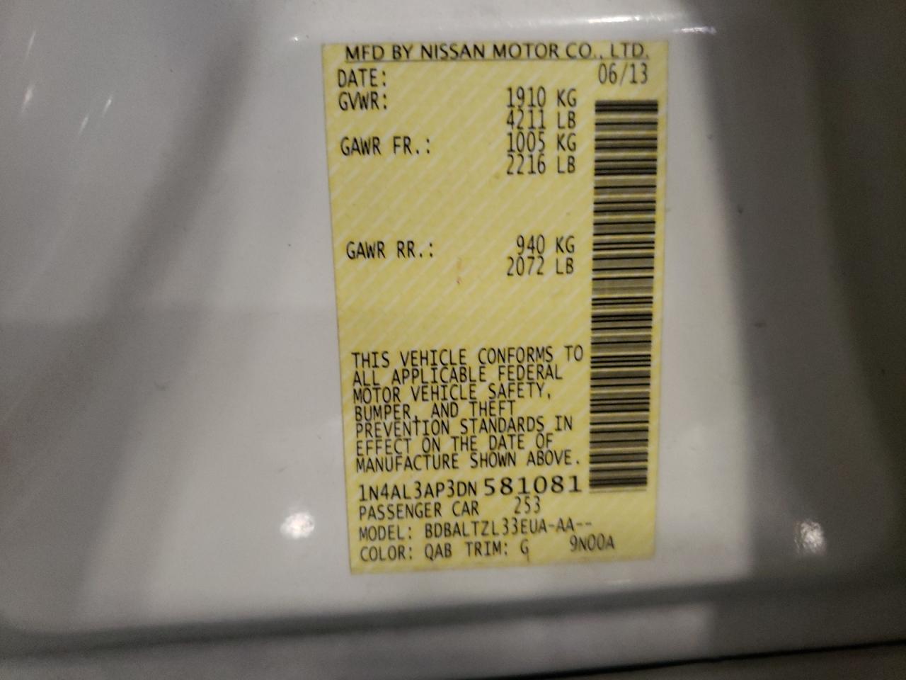 2013 Nissan Altima - Image 12