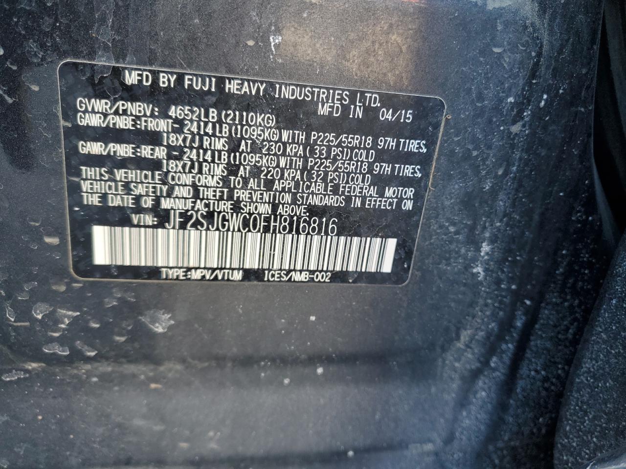 2015 Subaru Forester - Image 15