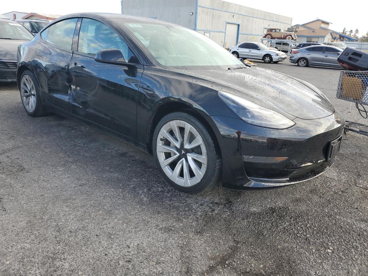 VIN 5YJ3E1EA2NF368758 2022 TESLA MODEL 3 no.4