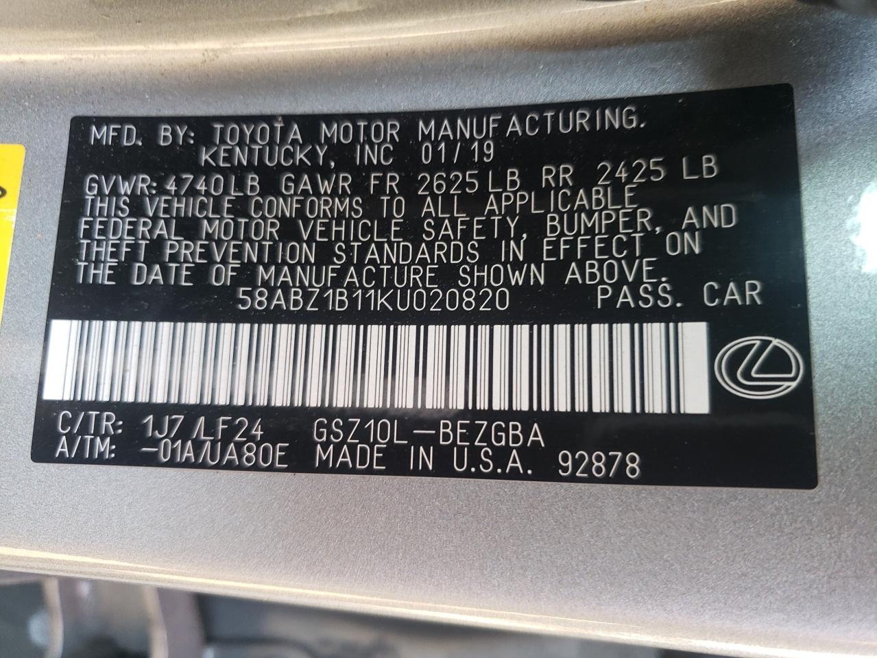 2019 Lexus ES - Image 12
