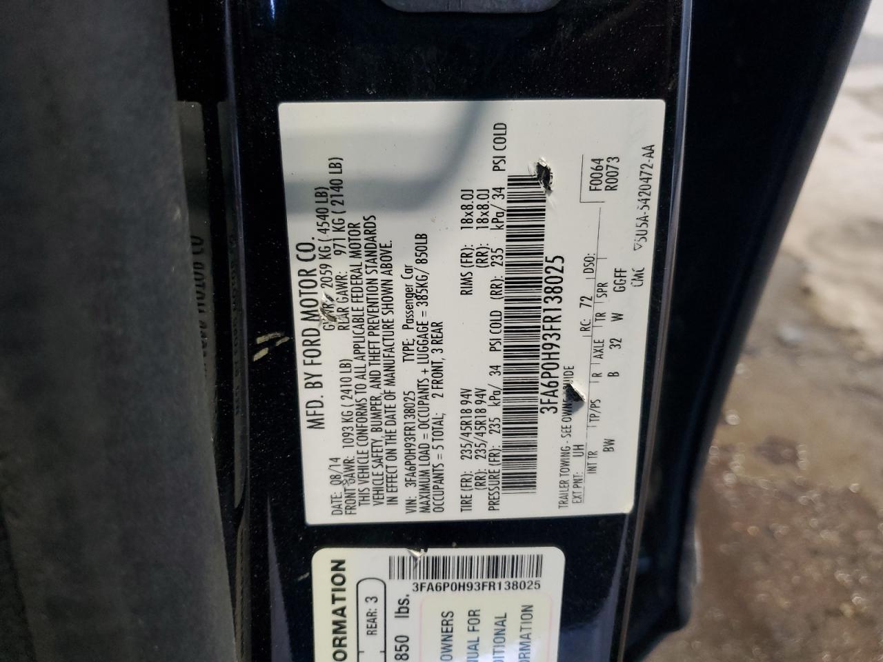 2015 Ford Fusion - Image 14