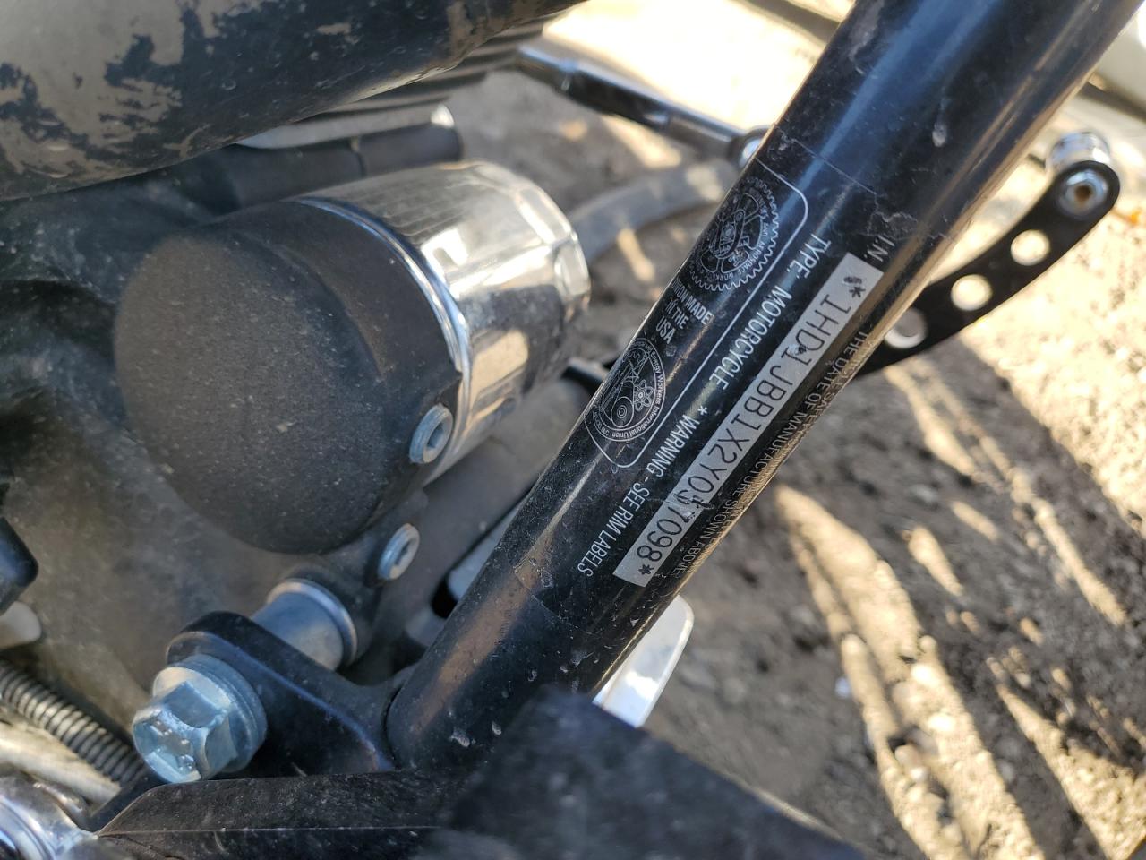 2002 Harley-Davidson Fxstdi VIN: 1HD1JBB1X2Y057098 Lot: 88995625