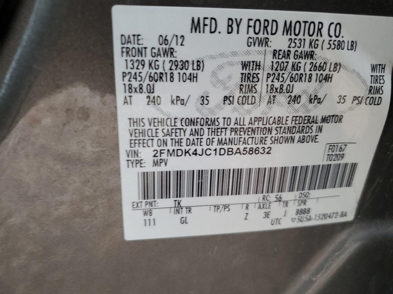 2013 Ford Edge - Image 12