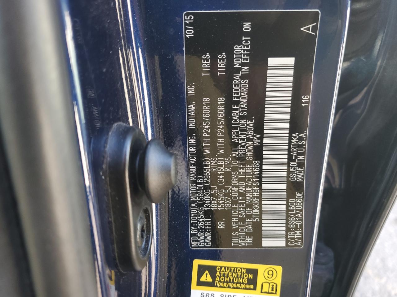 2015 Toyota Highlander - Image 13