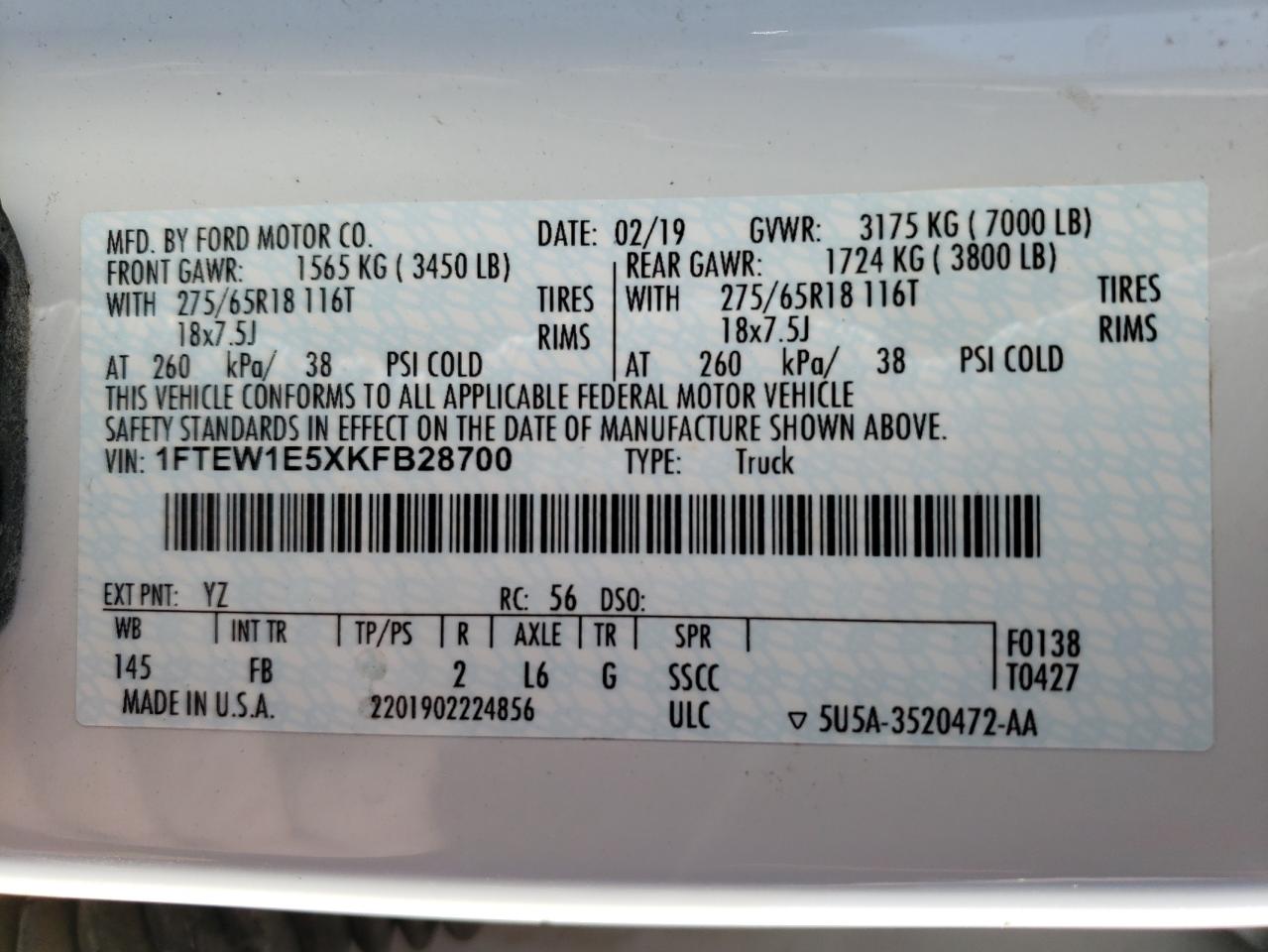 2019 Ford F-150 - Image 13