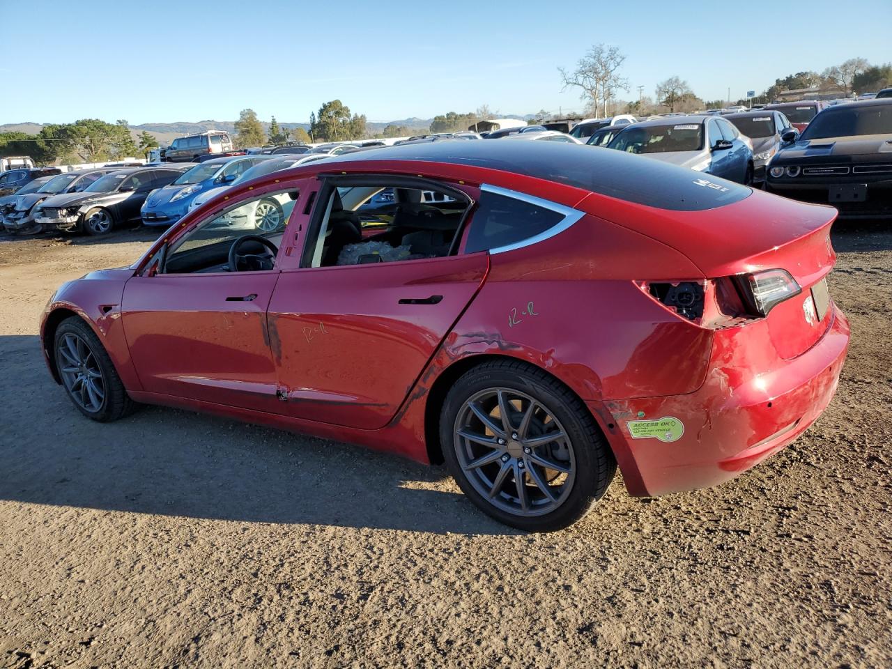 VIN 5YJ3E1EB2LF635855 2020 TESLA MODEL 3 no.2