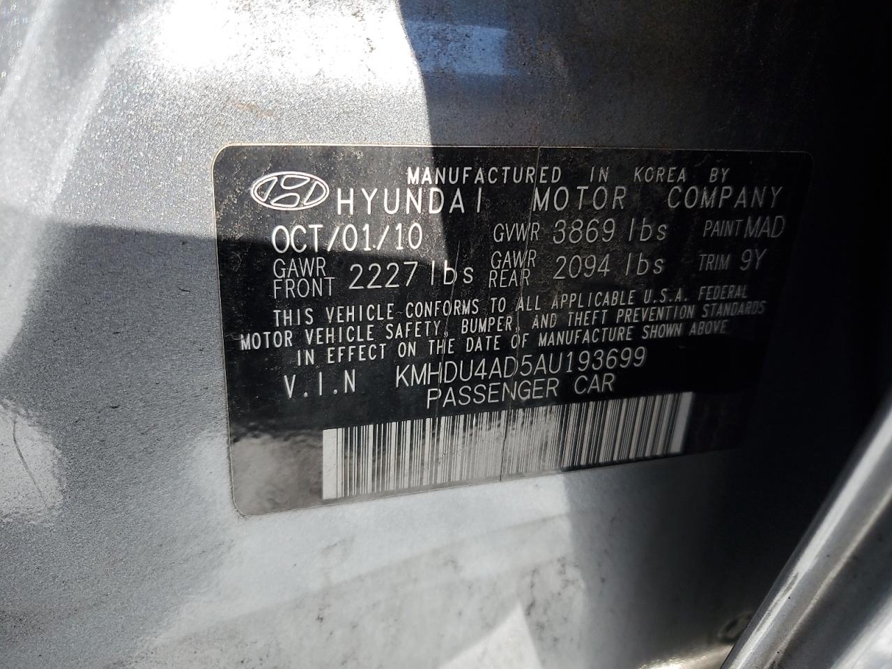 2010 Hyundai Elantra - Image 14