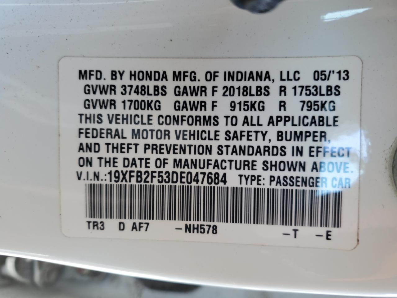 2013 Honda Civic - Image 15