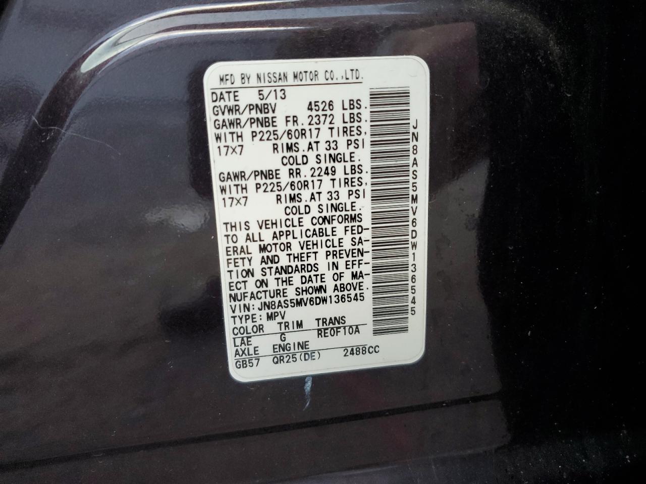 2013 Nissan Rogue - Image 13