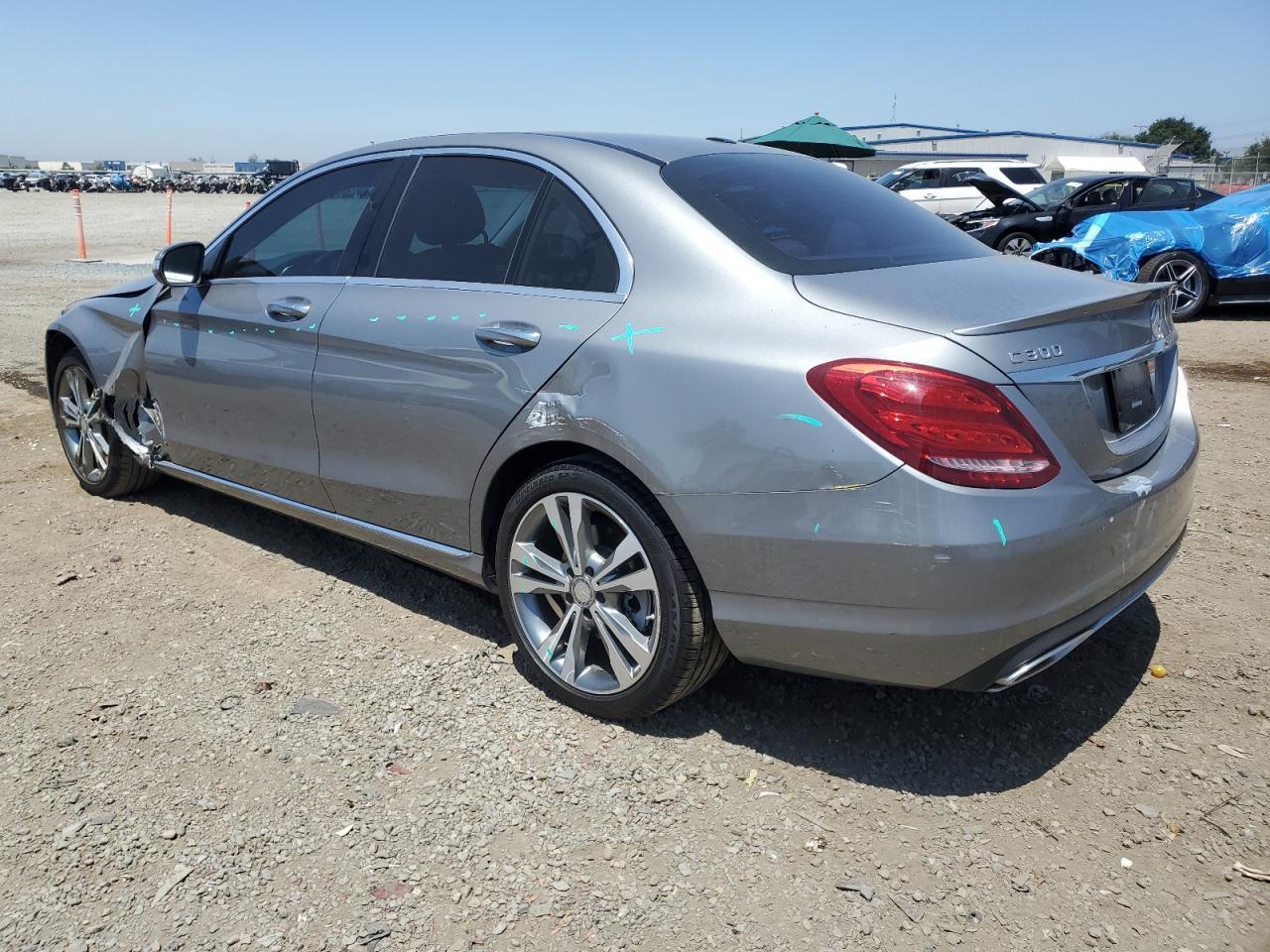 VIN 55SWF4JB3FU088969 2015 MERCEDES-BENZ C-CLASS no.2