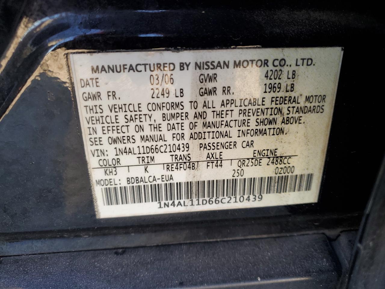 2006 Nissan Altima - Image 12