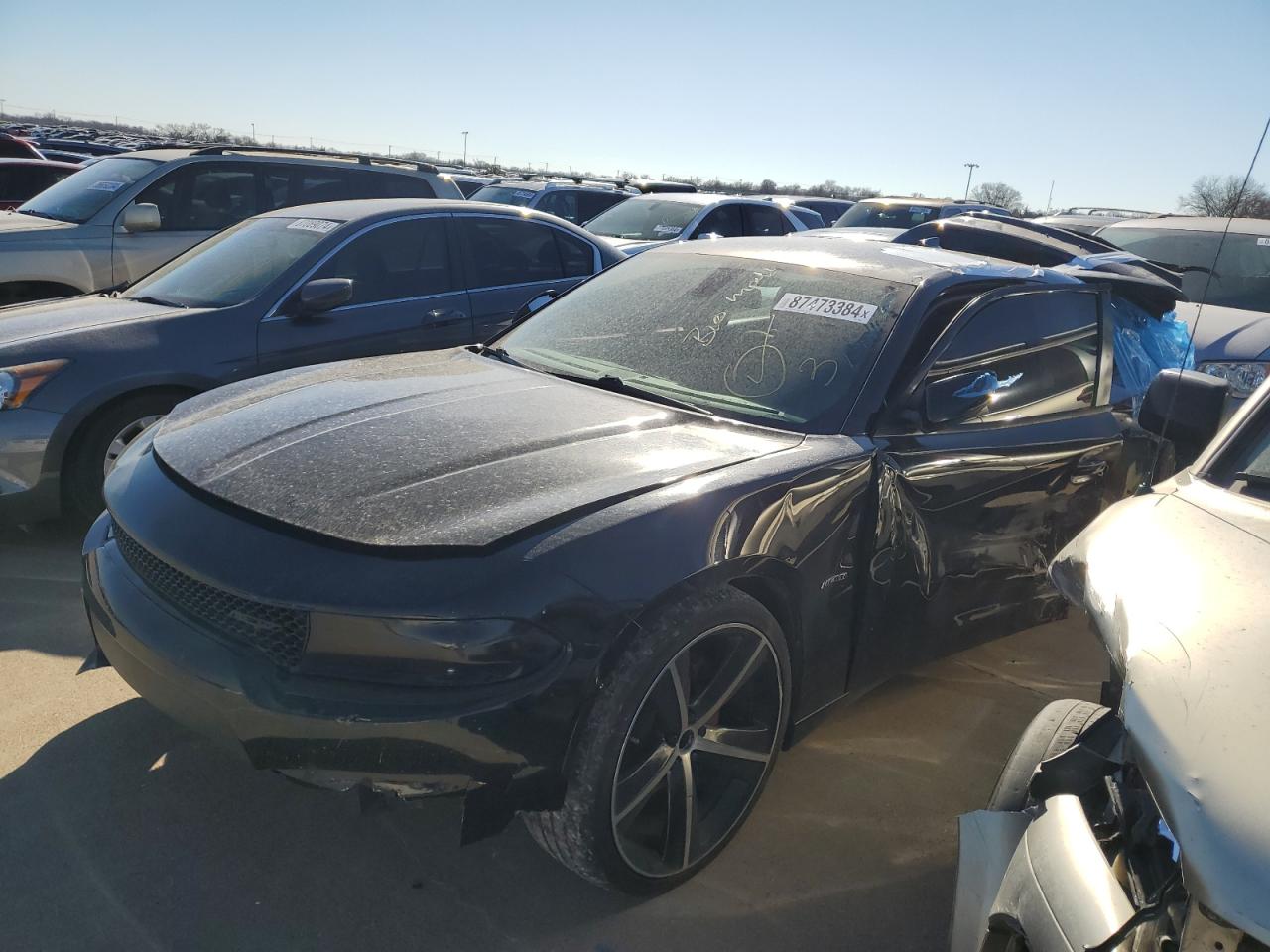 2015 Dodge Charger R/T იყიდება Wilmer-ში, TX - All Over