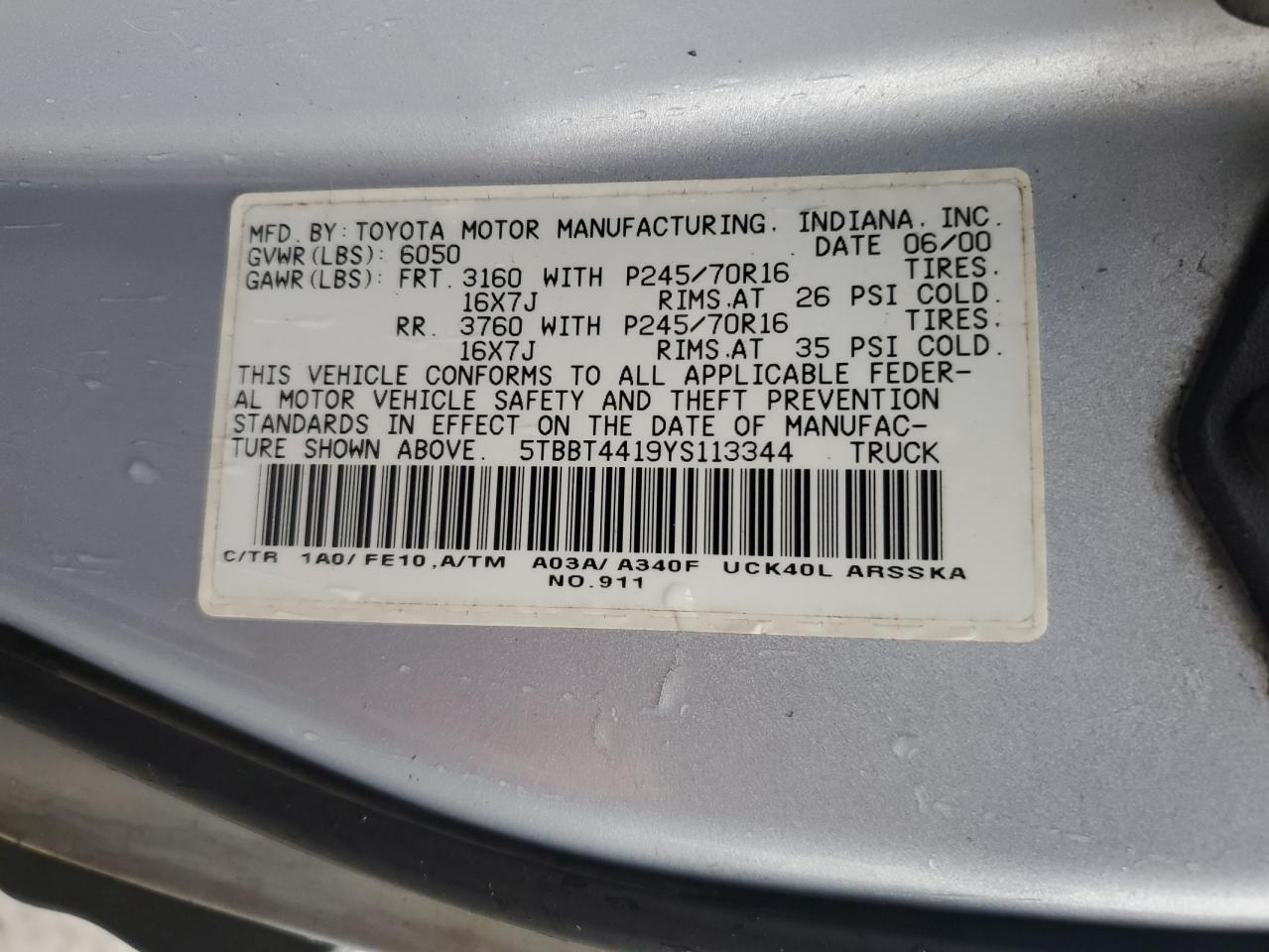 2000 Toyota Tundra - Image 12