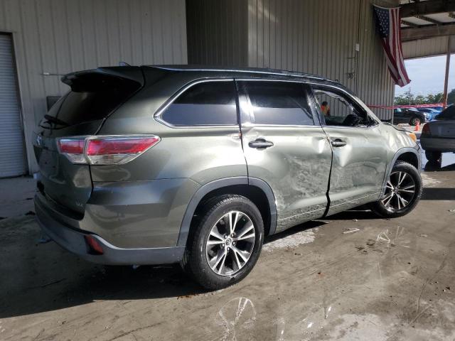  TOYOTA HIGHLANDER 2016 Зелений