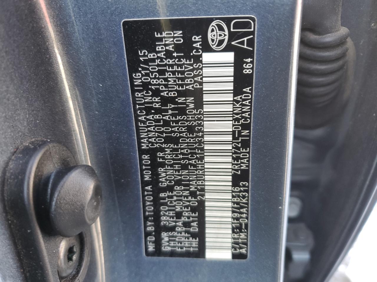 2015 Toyota Corolla - Image 12